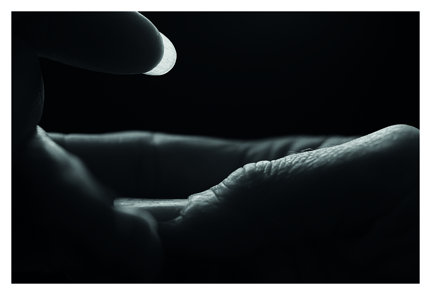 Bernadette, Mond im ersten Drittel (2022). Foto: Bernadette.