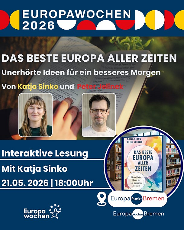 Das Plakat zur Lesung. 