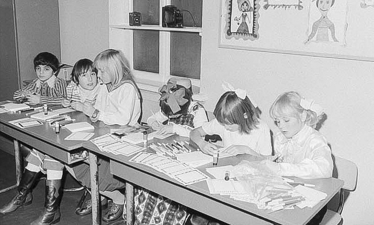 Aus den Archiven: Vor 50 Jahren zeigten Schülerinnen und Schüler, wie der Unterricht 100 Jahre früher aussah. 