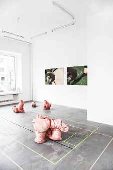 Ausstellungsansicht in der galerie plan.d. 1 ©SarahLüdemannBeauham