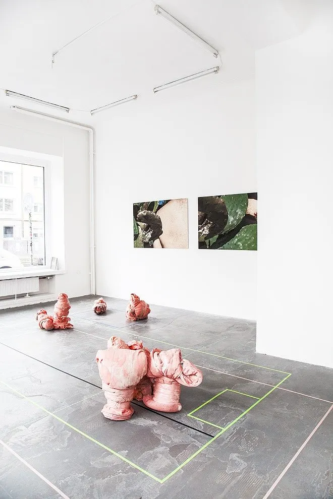 Ausstellungsansicht in der galerie plan.d. 1 ©SarahLüdemannBeauham