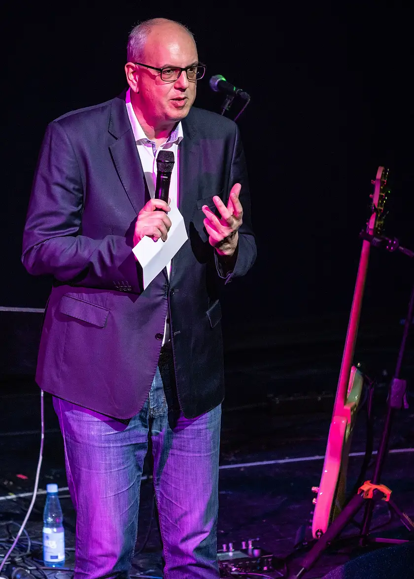 Bürgermeister Andreas Bovenschulte eröffnet die jazzahead! 2022. Foto: M3B GmbH/Kerstin Moebius