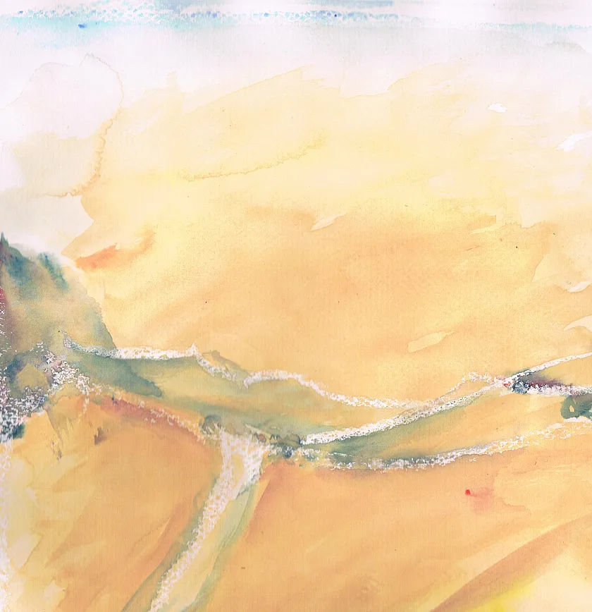 Jakobsweg – Kornfeld Copyright: Heide Marie Voigt