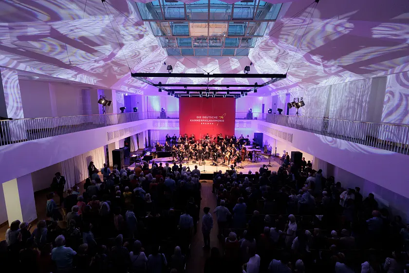 Erstmals seit Beginn der Pandemie fand die Melodie des Lebens wieder in Präsenz statt. Quelle: Jörg Sarbach. 