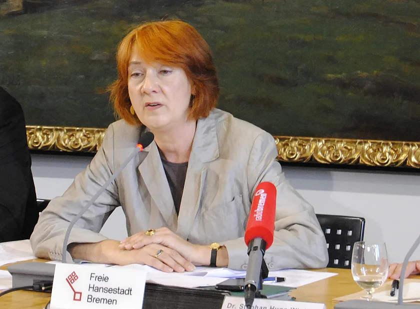 Bürgermeisterin Linnert erläutert Bremens Finanzsituation