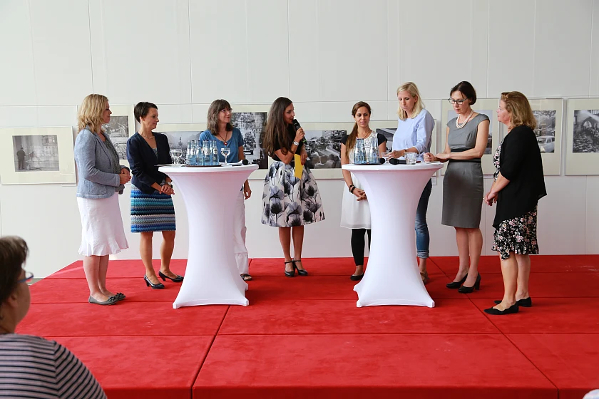 Interessante Einblicke in die Vorkurs-Arbeit wurden während der Podiumsdiskussion gegeben