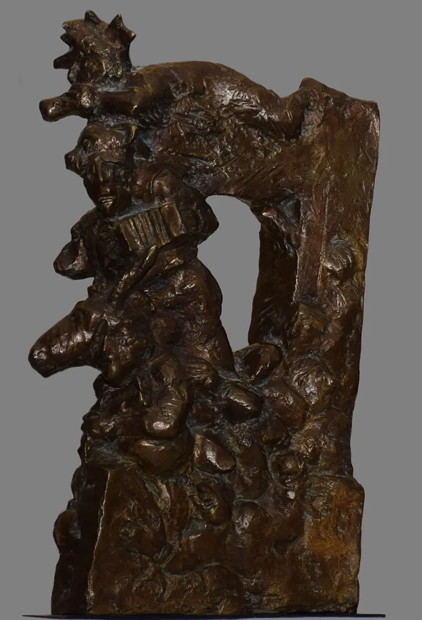 Skulptur der Bremer Stadtmusikanten - Symbol für solidarisches Handeln