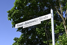 Die neue Pawel-Adamowicz-Straße im Ellener Hof in Bremen-Osterholz. Foto: Senatspressestelle