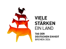 Logo zum Tag der deutschen Einheit in Bremen.