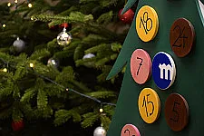 Der beliebte Adventskalender im Bremer Rathaus, gestaltet vom Martinshof