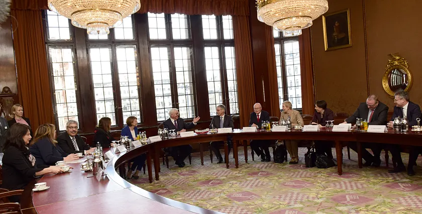 Gespräch mit den Mitgliedern des Senats