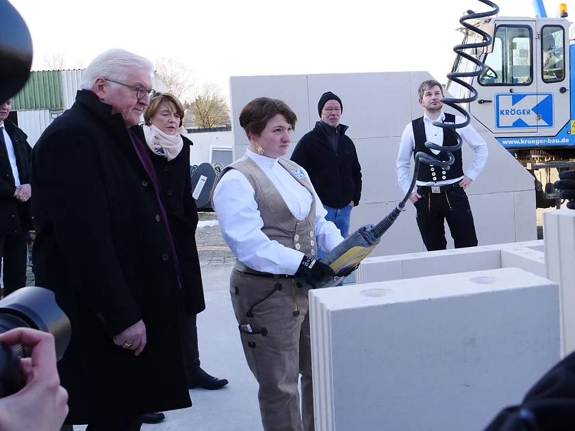 Lehrbaustelle bei Kröger-Bau in Bremen-Nord